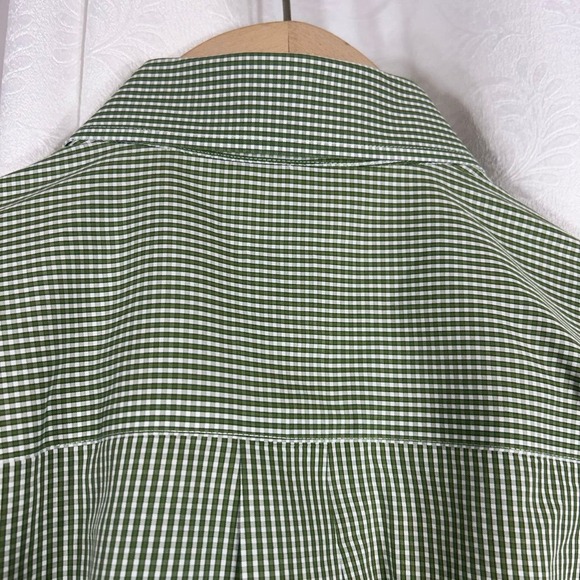 Peter Millar Seaside Finish Green Check Button Down Shirt - Picture 12 of 12